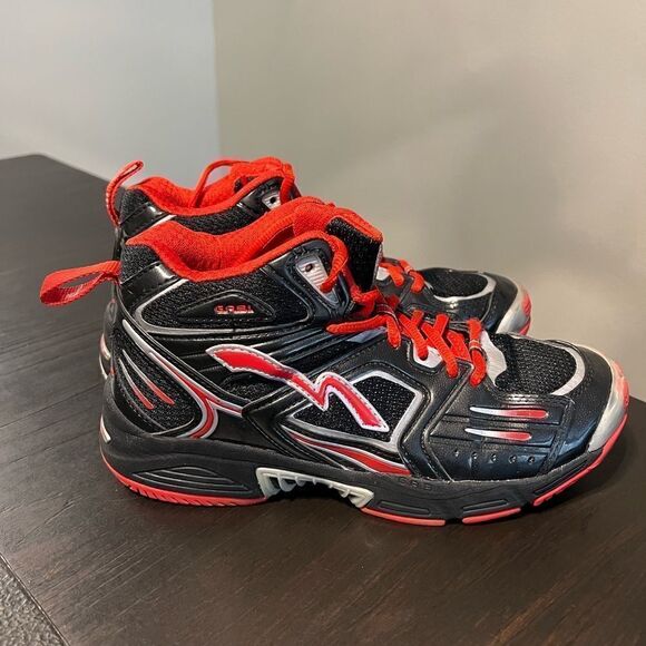 JB Rags Men shoes black/red size 8.5 - Picture 1 of 8